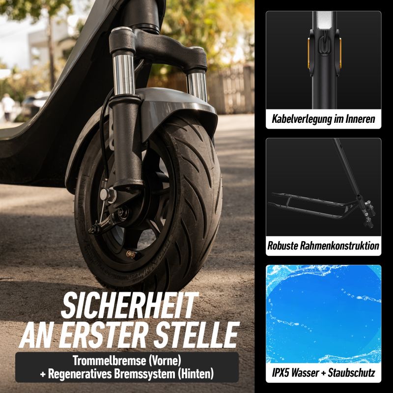 NIU KQi 200F mit klappbarem Lenker und 54 km Reichweite – Bild 6