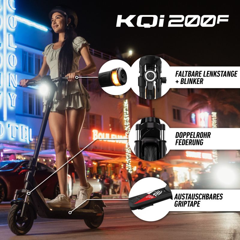 NIU KQi 200F mit klappbarem Lenker und 54 km Reichweite – Bild 10