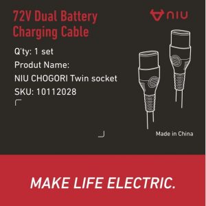 NIU NQiX Twin-Ladekabel – Zwei Akkus gleichzeitig laden
